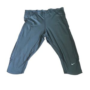 Nike Dri-Fit Gray Capri Pants